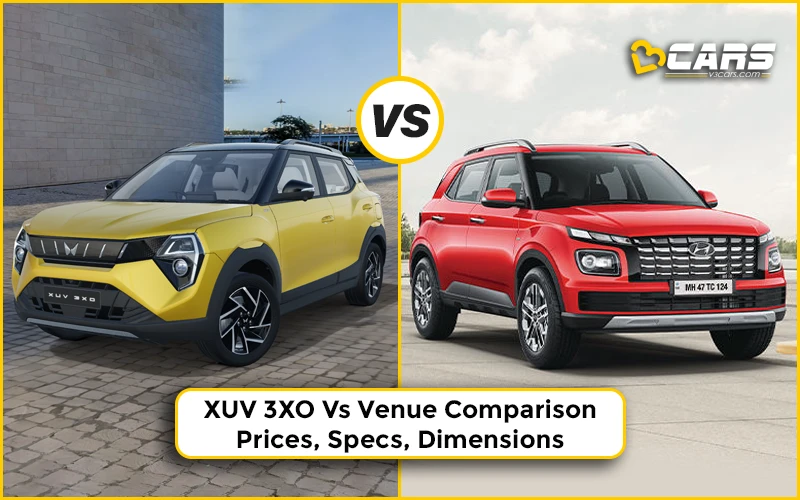 Mahindra XUV 3XO Vs Hyundai Venue